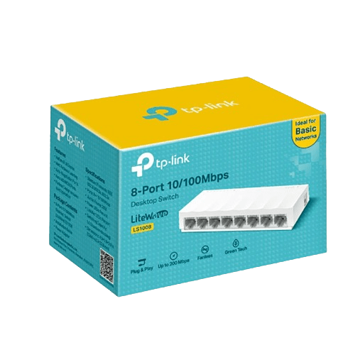 سوییچ 8 پورت گیگابیتی و دسکتاپ تی پی-لینک مدل LS1008